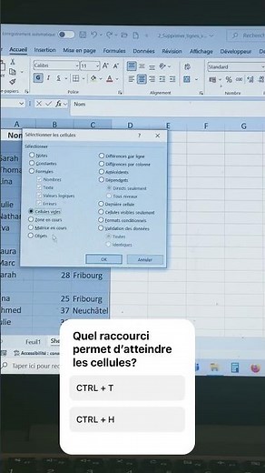 Supprimer les lignes vides rapidement dans tes tableaux Excel