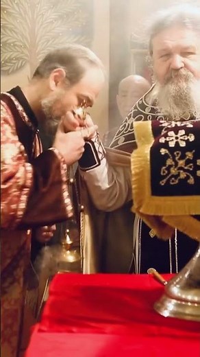 A Glimpse into the Altar — Cherubic Hymn 🙏 #OrthodoxLiturgy
