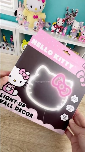 Hello Kitty Wall Light-Up Room Decor ASMR Unboxing | Cute & Relaxing | Five Below Finds | #asmr