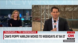 CNN's Poppy Harlow moves to weekdays at 9am