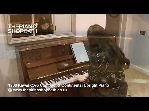 1988 Kawai CX-5 Compact and Continental Upright Piano @ The Piano Shop, Bath