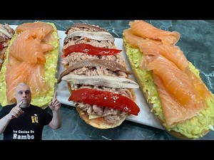 Avocado and tuna toast! The recipe you have to try! 😋 You'll love it!