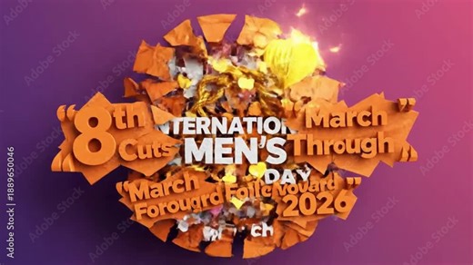 International Women's Day 2026 Paper Cut Animation - Unfold Equality Concept