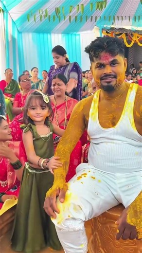 Aaditya videography’s haldi #Beautiful #Bride #youtubeshorts #aagrikolibride #makeup #love #viral