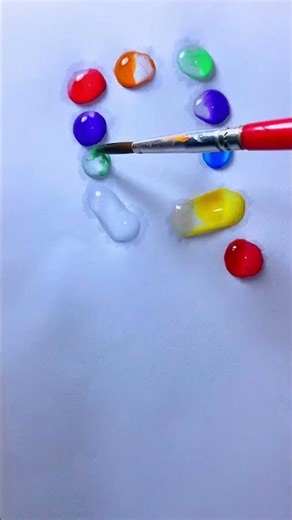 Colour mixing cute❤️❤️