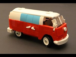 How To Build A Volkswagen T1 Camper Van With Lego - MOC Tutorial / Instruction With Partlist
