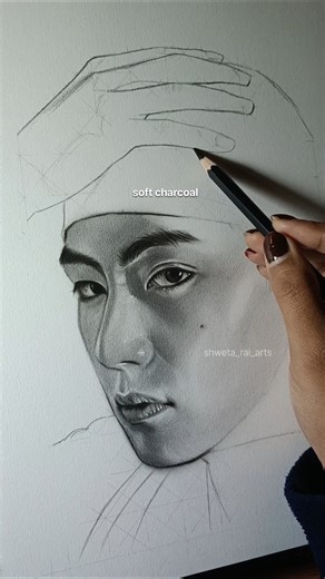 BTS V realistic drawing ❤️ #bts #btsv #btsdrawing #btsfanart #art #drawing #sketch #btsarmy