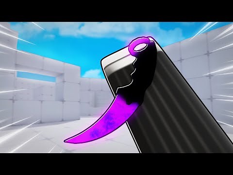 I Unlocked the DARK MATTER Knife in ROBLOX rivals