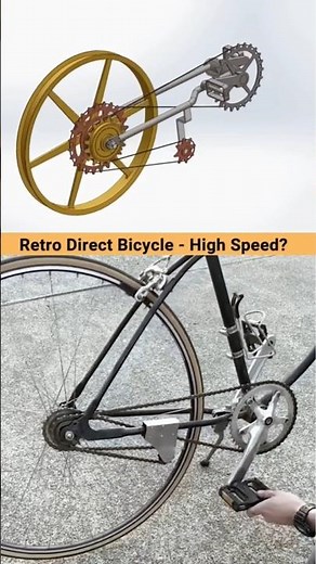 is a Retro Direct Drive Bicycle Faster Than a Normal Bike? 🤯 | Bicycle Speed Test