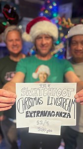 Who’s ready for the switchfoot Christmas live stream extravaganza tonight?🎄 Grab a ticket using the link in the bio or join FOTF to watch the show for free! See you there | Jon Foreman