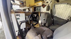 Van Life Meets Sim Racing in This DIY Camper Van Featuring a Solar-Powered Gaming Rig