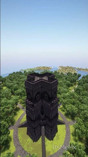 Isengard from Lord Of The Rings in Minecraft | #minecraft #minecraftbuilding #lotr #minecraftbuild