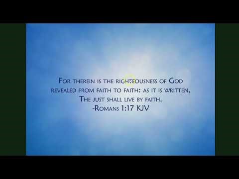 The Just Shall Live By Faith