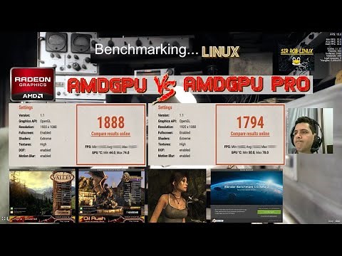 AMDGPU vs AMDGPU-PRO - OpenGL Vulkan e OpenCL - Benchmark Linux