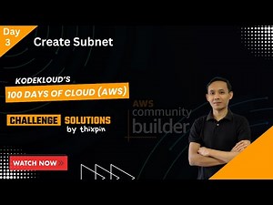 Day 3: Create Subnet | 100 Days of Cloud (AWS)