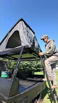 Vevor Rooftop Tent Setup #rooftoptent #vevor #overlanding #camping