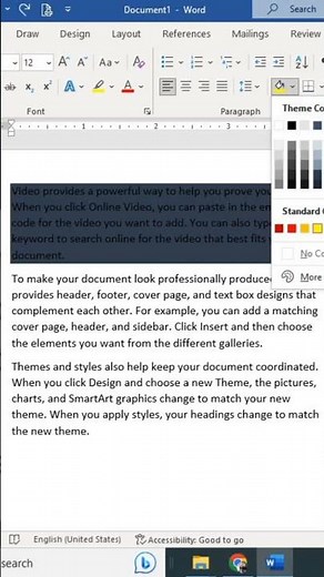How to Highlight Paragraph 😮 #word #msword #shading #paragraph #shortsvideo #shorts #computer #eca