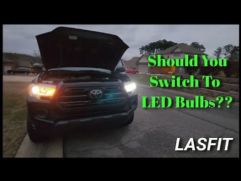 LASFIT H11 LED Bulb Review and Instillation - 3rd Gen Tacoma