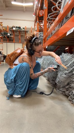 trubble on Instagram: "Foley day!!!!!!!!!! I had so much fun sampling a bunch of random noises from Home Depot today. Going to edit all the samples and turn them into super cool sounds!! #foley #sampling #samplehunting #fieldrecording #tascam"