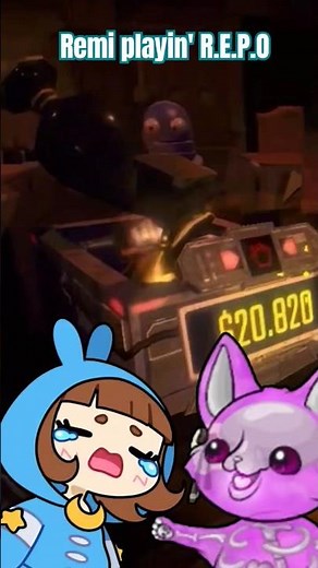 Remi Playin' R.E.P.O! ⭐️🐰🐶💙 #aphcrew #aphmaufandom