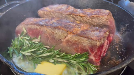 RT @goodbreffis: Denver Steaks and Rosemary Butter