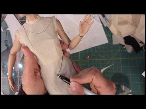 Pattern Making for Dolls Part 2.5: How to Modify the Skirt Sloper