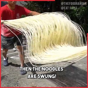 39M views · 89K reactions | Most UNIQUE Noodle Technique in the WORLD!!! You'll be amazed at the final product!!! Thanks to 先吃再說 Eat First ! | The Food Ranger | Facebook