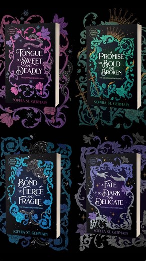 Tahni Myrtle Massie on Instagram: "The Compelling Fates Saga has gone TRAD with @headlineeternal 🎉 and re-releases to the UK with a pop of colour covers and BONUS CHAPTERS on Feb 12th! Thats A Tōngue so Sweet and Dēadly, A Promise So Bold and Broken and A Bond so Fierce and Fragile. Then book 4, A Fate so Dark and Delicate will release April 9th 🙌🎉 These bonus chapters are: •ATSD - Chapter 27 (the cabin during the first trial) from Loche’s POV •APBB - Chapter 38 - the F*** it moment from Merr