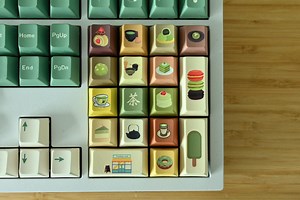 Matcha Dessert Japanese Green Tea Theme Keycaps for Numpad Mechanical Keyboard | | Cherry Profile | MX Switch Type | PBT Material - Etsy