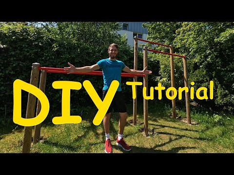 DIY CALISTHENICS Outdoor Gym Tutorial (How To Build Your Own Park In Your Back Yard)