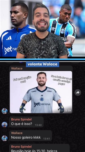 O Cruzeiro afastou o volante Walace após uma polêmica interna envolvendo mensagens e um vídeo. Segundo o que foi divulgado, o caso pegou mal dentro do elenco. Mas me diz: 👉 isso deveria ficar no privado? 👉 ou o clube agiu certo?