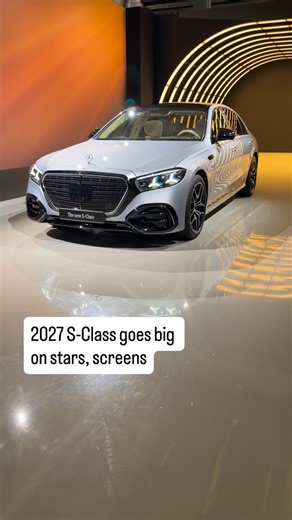 Edmunds on Instagram: "The refreshed 2027 Mercedes-Benz S-Class’ most obvious changes are its updated three-pointed-star-centric styling and screen-filled dash. Under the skin, though, lies a new cloud-connected suspension system that can remember road imprecations and communicate them to other Benzes, Mercedes’ latest infotainment operating system, and modestly more powerful engines. Do you like the changes?"