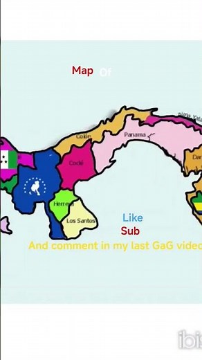 Map of Panama - Mapa de Panamá