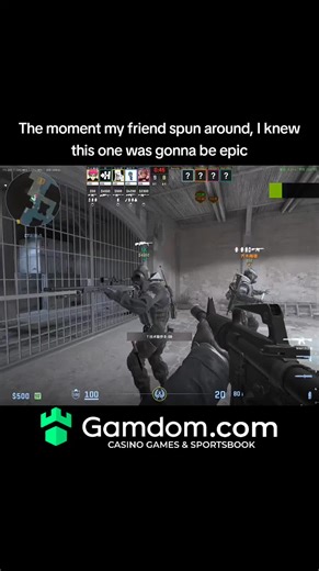 The moment my friend spun around, I knew this one was gonna be epic #viral #cs2 #counterstrike #valve #fyp