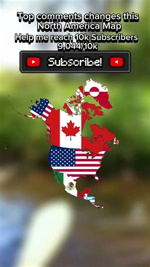 The Top comments changes this North America Map part 1 #geography #mapping #northamerica #history