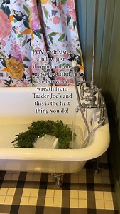 Live boxwood wreath? Before you hang it, do THIS. Trust me! 💚 (Works for live greenery & garland too) ⬇️Here’s how to make yours last all season (the lazy-girl approved way 😉): ✨ 1. Give it a bath! Soak your wreath fully in a sink, bathtub, or large bin of cool water for 2–4 hours. Let it drink! ✨ 2. Let it drip dry. Lay it flat on a towel so the excess water can drain off. ✨ 3. Optional but amazing: Spray with Wilt-Proof or Wilt-Stop. Think of it like a moisturizing shield that keeps it from 