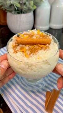 Arroz doce de coco e leite ninho