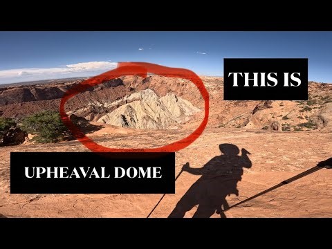 Hiking UPHEAVAL DOME in Canyonlands National Park, Utah - 4K POV