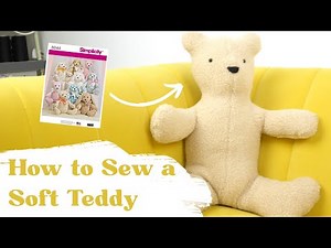How to Sew a Soft Teddy Bear | Simplicity 8044 Sewing Tutorial