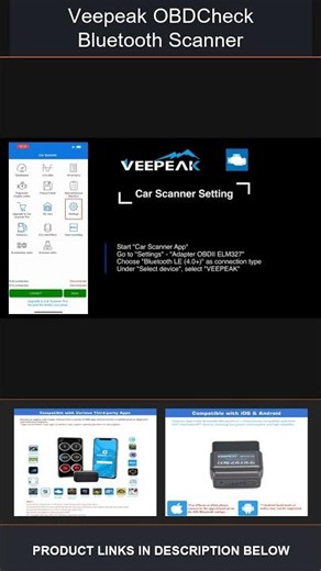 Veepeak OBDCheck Bluetooth Scanner