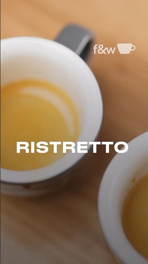 What is a Ristretto? ☕️