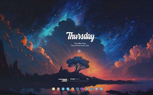 渐变颜色主题桌面 | 桌面定制