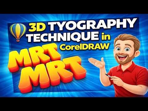 How to Create 3D Typography in CorelDRAW