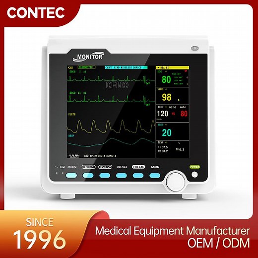 [Hot Item] Contec Medical Device Manufacture Cms6000 Patient Monitor (Basic parameters ECG, SpO2, NIBP)
