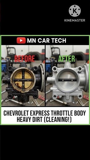 Chevrolet express throttle body cleaning #chervolet #express #throttlebodycleaning #viralvideo#reel