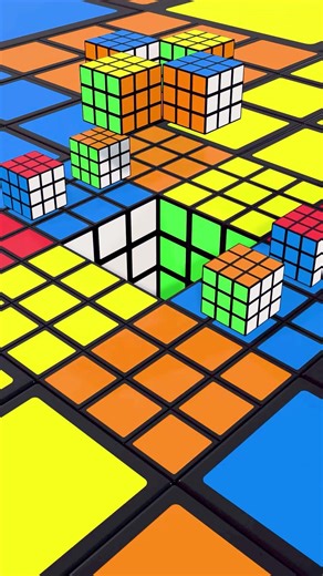 Infinite Rubiks Cube Loop #3d #animation #roblox
