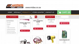 Visit www.midas.co.za and find hundreds of great products to choose from. For any product or price queries please contact our customer care centre at www.midas.co.za/customercare | MIDAS