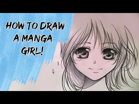 How to draw a Manga girl