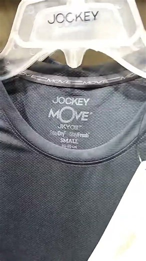 Jockey men's T-shirts recycle microfiber Elastane fabric Jockey move collection sports ki T-shirts