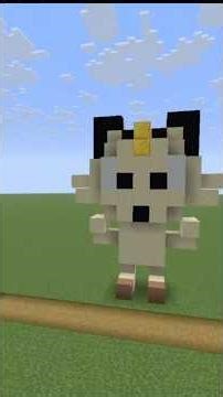Build AMAZING Meowth in Minecraft